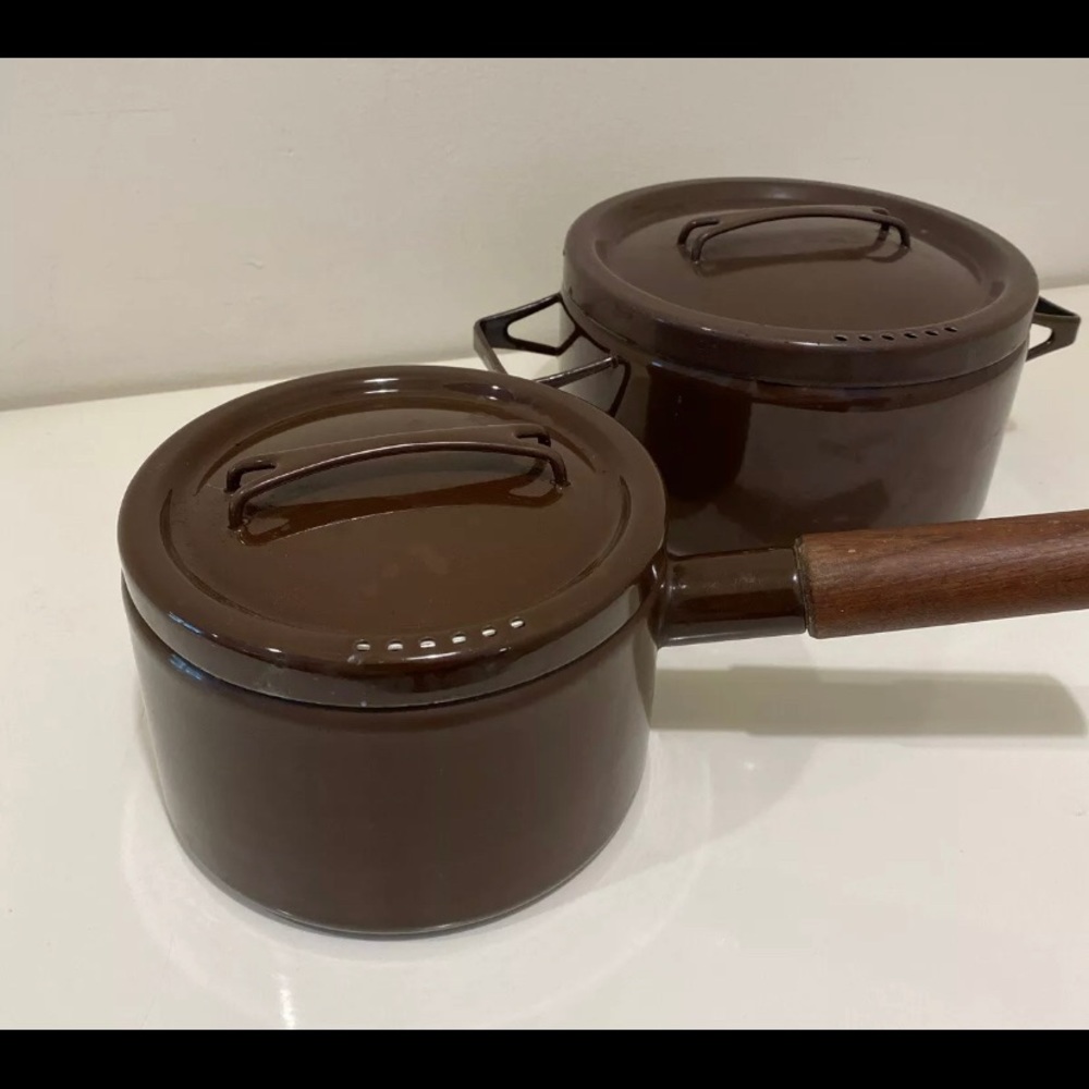 Arabia Dutch oven pan set vintage 1950’s cookware